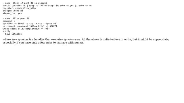 DevOps & SysAdmins: Iptables management with ansible in huge environment (4 Solutions!!) смотреть онлайн