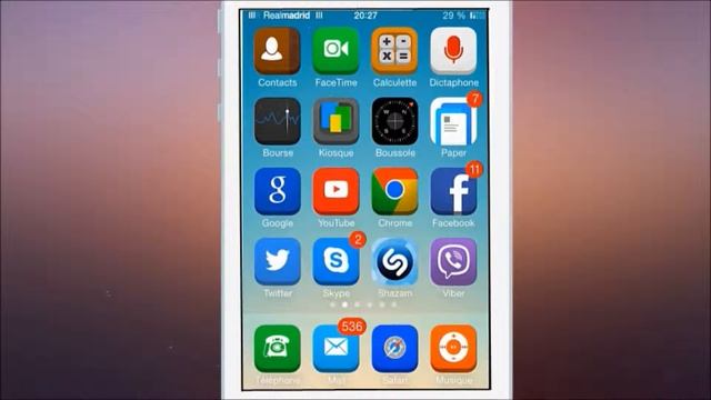 iOS 7 themes BLOQ смотреть онлайн
