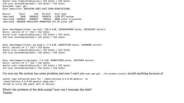 Unix & Linux: How to reassign disk to file system? смотреть онлайн