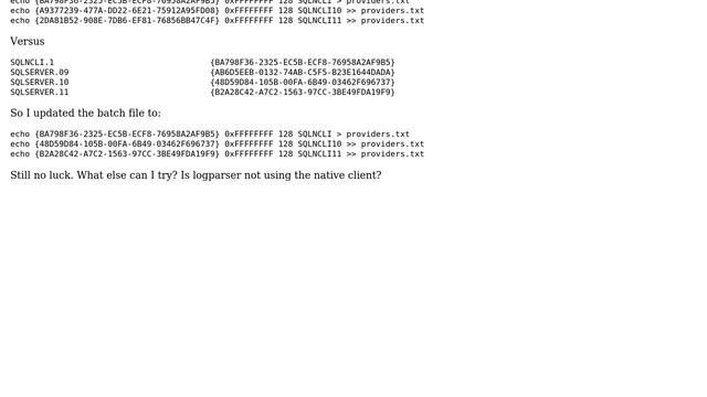 Databases: ODBC Driver tracing not capturing any logparser events (2 Solutions!!) смотреть онлайн