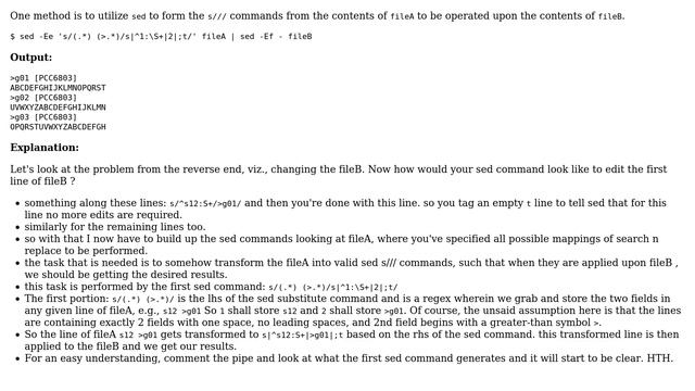 Unix & Linux: Replacing multiple matched strings using columns in guide file (4 Solutions!!) смотреть онлайн