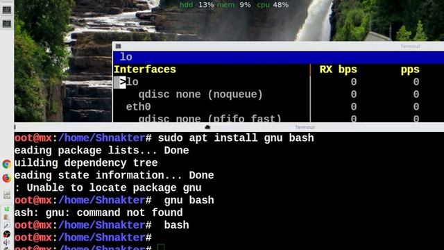 How to traffic monitoring tool bmon in MX linux 18.2 смотреть онлайн