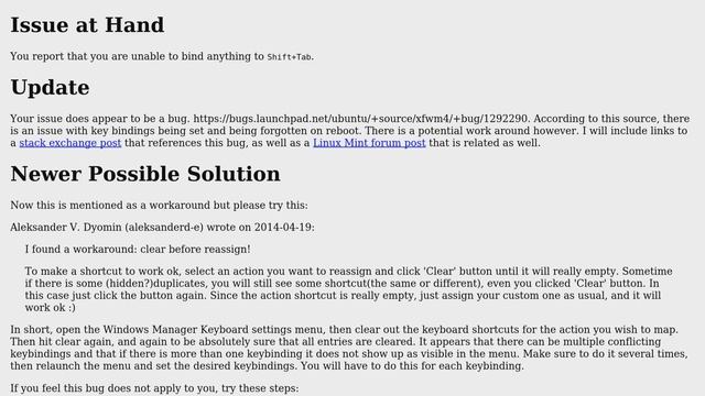 Shift+Tab isn't recognized in Xfce4 on Linux Mint (3 Solutions!!) смотреть онлайн