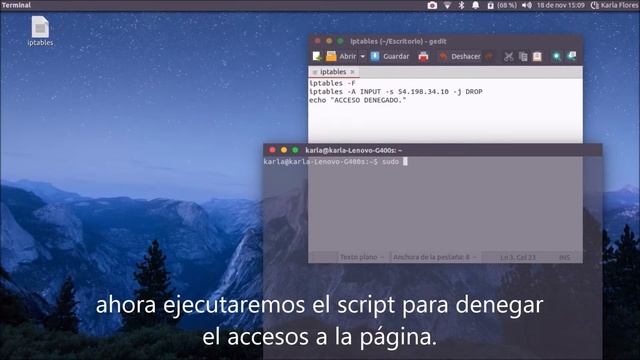 Configuración iptables - Ubuntu 15.04 смотреть онлайн