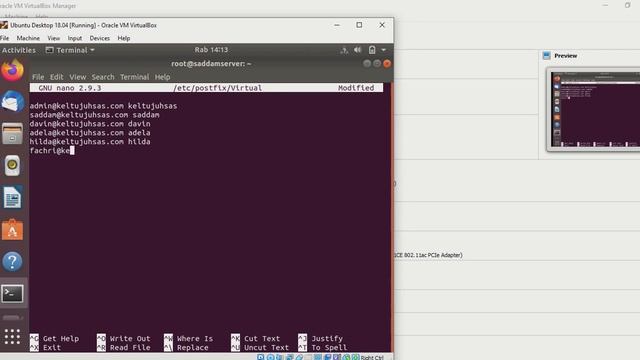 Tahapan Instalasi dan Konfigurasi Mail Server - Ubuntu Desktop 18.04 смотреть онлайн