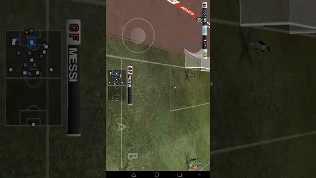 Argentina vs Brazil (4-1) Messi 3 gameplay of winning Eleven 2012 on Android [part 1] смотреть онлайн