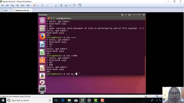 Belajar "Input Output Sistem Operasi Linux" смотреть онлайн