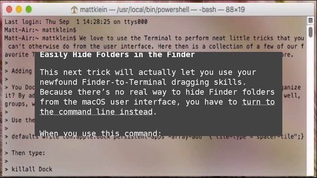 Top 10 Terminal Tricks in macOS смотреть онлайн