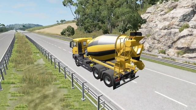 Cars vs Giant Pit - BeamNG.Drive смотреть онлайн