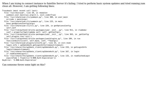 Unix & Linux: yum clean all gives multiple string errors смотреть онлайн