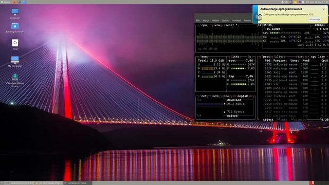 Mauna Linux 24 Sirius x86 64 Mate Live [PL] смотреть онлайн