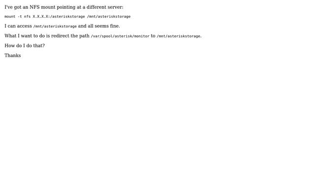 Unix & Linux: Redirecting path to remote mount point смотреть онлайн