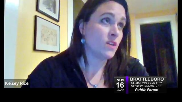 Brattleboro Community Safety Review Committee: CSRC Public Forum 11/16/20 смотреть онлайн