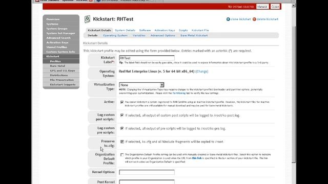 Working with Red Hat Satellite -- Kickstart files смотреть онлайн
