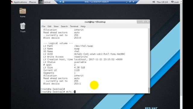 How to create LVM in Red hat 7 смотреть онлайн