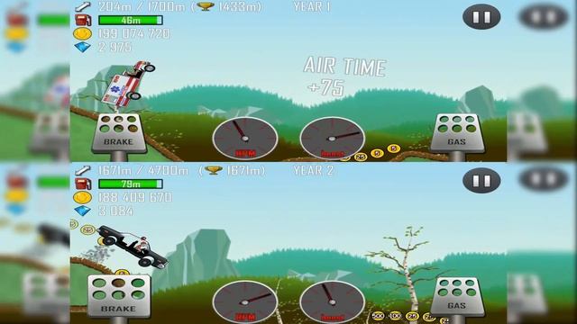 Police Car VS Ambulance - Hill Climb Racing Android GamePlay смотреть онлайн