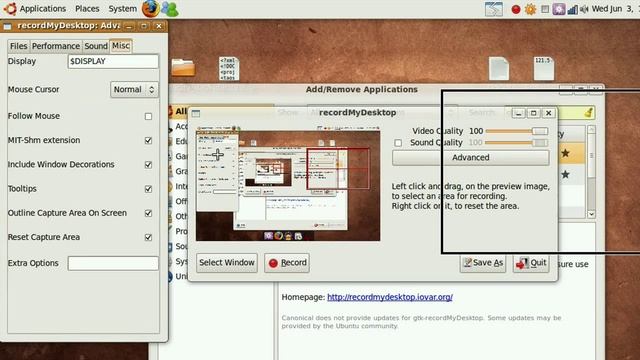 How to Record your Screen on Ubuntu (GTK Record) смотреть онлайн