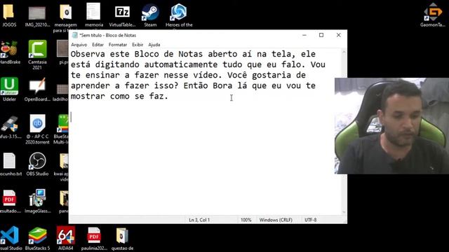 DIGITAÇÃO POR VOZ NO WINDOWS 10 [Inacreditável!!!] смотреть онлайн