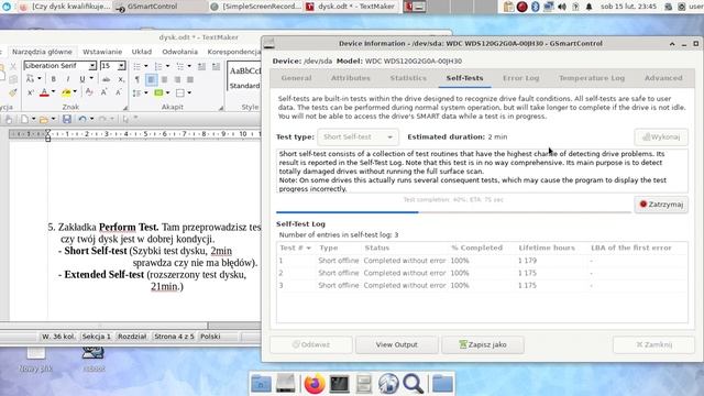 Linux Fedora : Program do sprawdzenia kondycji dysku twardego (26) смотреть онлайн