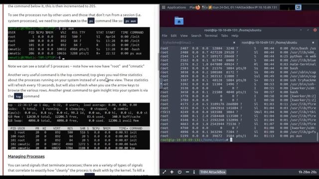 Linux Fundamentals Part 3 - Pre Security - TryHackme смотреть онлайн
