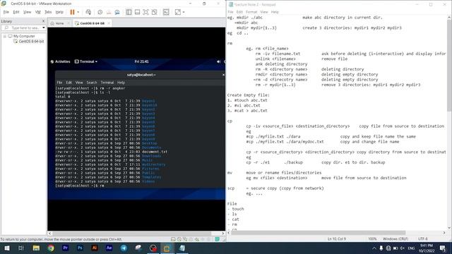 Create and Delete directory in Linux смотреть онлайн