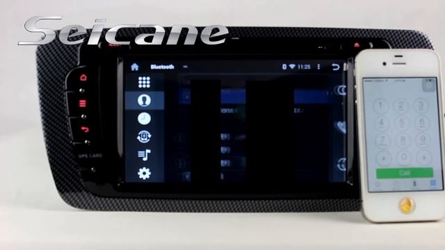 Seat Ibiza car stereo,Android 4.4 2009-2013 Seat Ibiza navigation system with 3D MAP BT radio TV смотреть онлайн