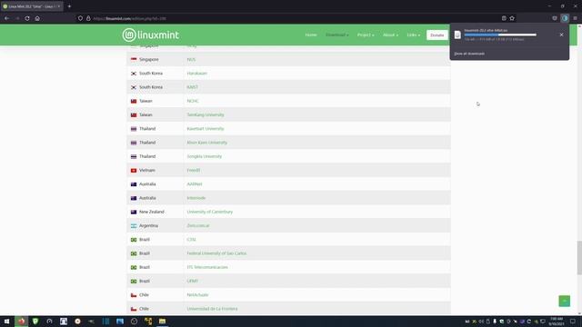 MyRepublic Downloading LinuxMint ISO смотреть онлайн