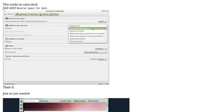 Ubuntu: Is there anyway to create screen space for Plank dock like in Mac OS X? смотреть онлайн