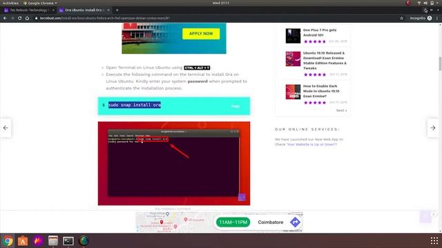 Install Ora Task Manager in Ubuntu 18.04 & 19.10: Video Tutor in HD смотреть онлайн
