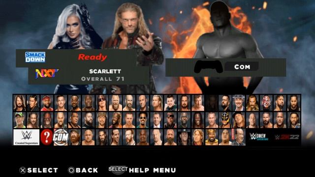 WWE 2K22 PSP/Android all characters смотреть онлайн