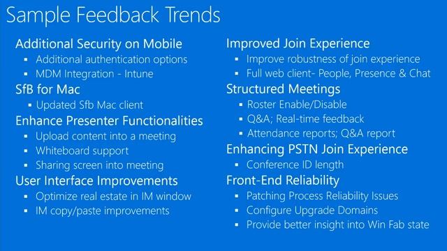 Microsoft Ignite 2015 Lync Skype Product Feedback Capture смотреть онлайн
