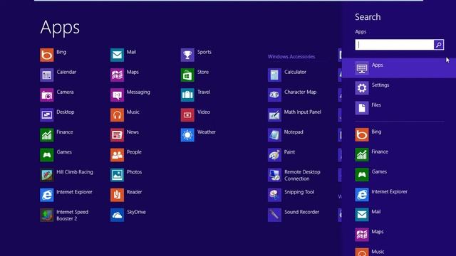 Create Apps Desktop Icon Shortcut on Windows8 смотреть онлайн