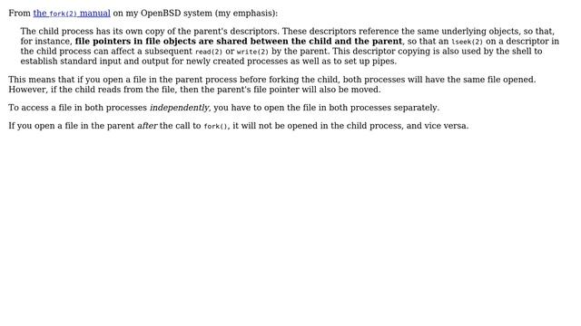 Unix & Linux: File Operations and Processes (2 Solutions!!) смотреть онлайн