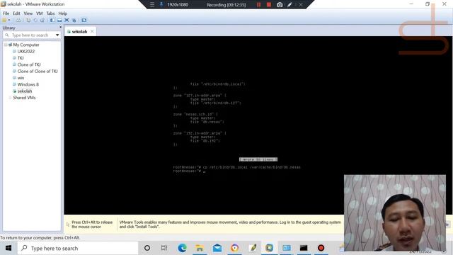 Cara konfigurasi dns server debian 6 menggunakan VMWare смотреть онлайн