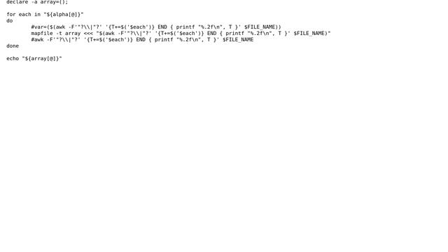 Unix & Linux: How do i store output of the function into an array? (2 Solutions!!) смотреть онлайн
