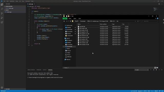 C++ Windows MinGW, VS Code, and SFML Setup (with Windows Make) смотреть онлайн