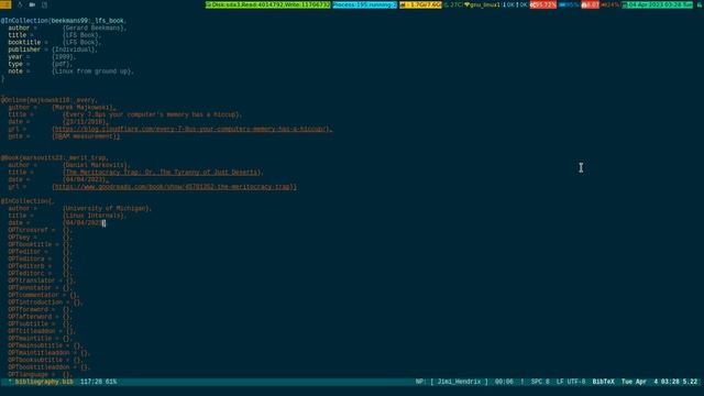 Emacs BibTeX Adds Convenience Part I 2023_04_04_03:00:40 смотреть онлайн