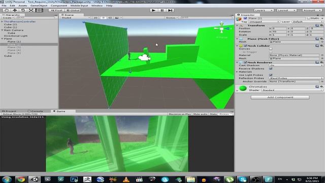 UNITY 3D / 5 - CHROMA KEY / GREEN SCREEN TUTORIAL смотреть онлайн