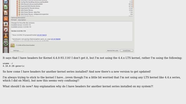 What is 'linux-libc-dev'? "Linux kernel headers for development" for another kernel series in... смотреть онлайн