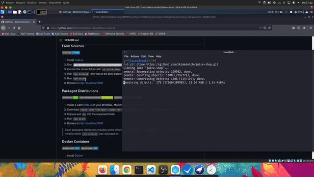 Instalndo ambiente de testes em Web Hacking (Juice Shop) смотреть онлайн