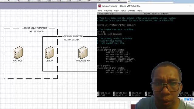 tutorial konfigurasi debian server #bagian 2 - tutorial konfigurasi ip address debian 10 server смотреть онлайн