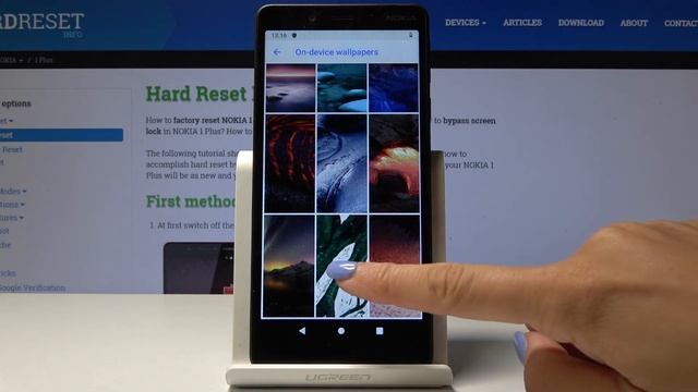How to Personalize Home / Lock Screen in NOKIA 1 Plus - Change Wallpaper смотреть онлайн