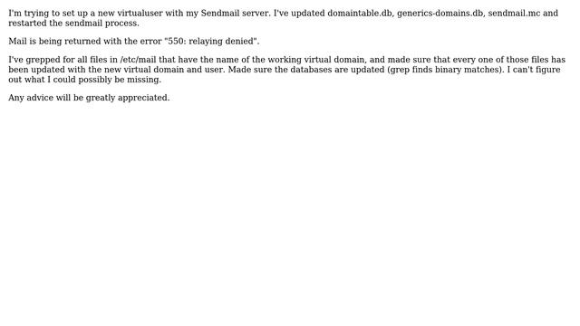 DevOps & SysAdmins: Sendmail virtual address смотреть онлайн