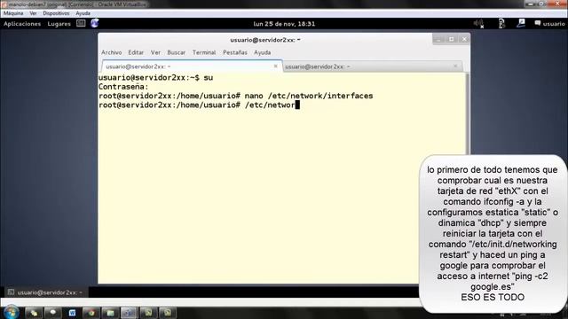 configurar red debian 7 смотреть онлайн