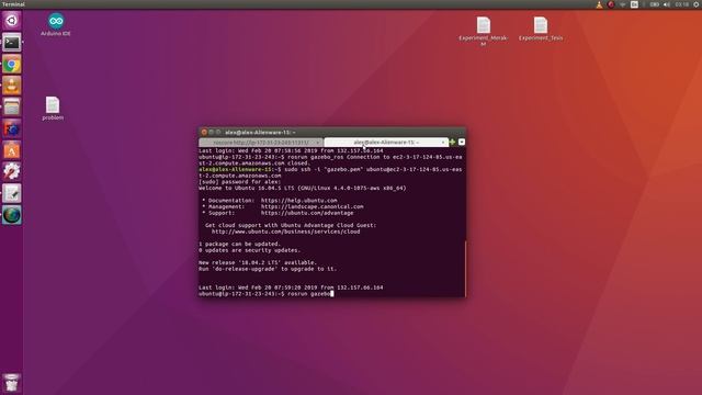 The ROS launch for Gazebo don't work in the AWS server смотреть онлайн