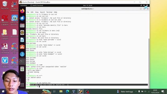 Basic Perintah Input Output Linux Ubuntu смотреть онлайн
