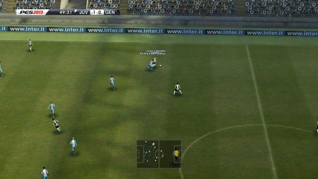 pes2013 Master League JUVENTUS 019 Juventus 2 vs 0 Genoa Tim Cup Round 2 смотреть онлайн