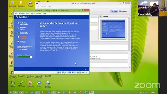 21/22 - SO - TI-1B - P11 - Instalasi WinXP via Virtual Box смотреть онлайн