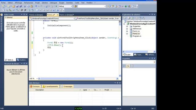 C# Tutorial 1 Creation Windows Forms MdiParent смотреть онлайн