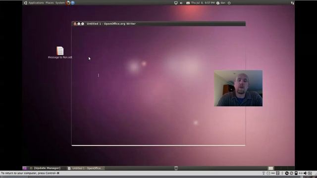 Ubuntu - Opening and Saving With Open Office смотреть онлайн